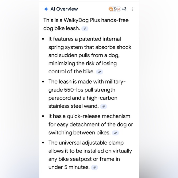 Walky Dog Plus Dog Biking Leash Hands free Leash Exerciser NEW IN BOX - Picture 12 of 12